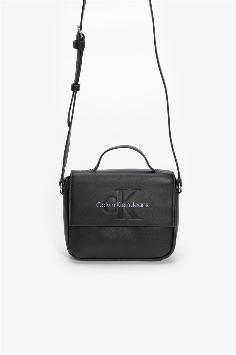 Calvin Klein Sculpted Boxy Flap Cb20 Mono Kadın Mini Omuz Çantası