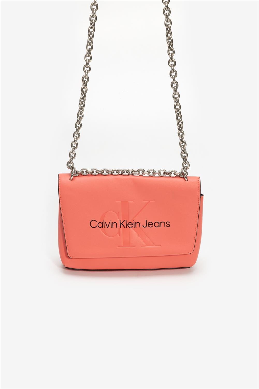 Calvin Klein Sculpted Ew Flap Conv25 Mono Kadın Mini Omuz Çantası