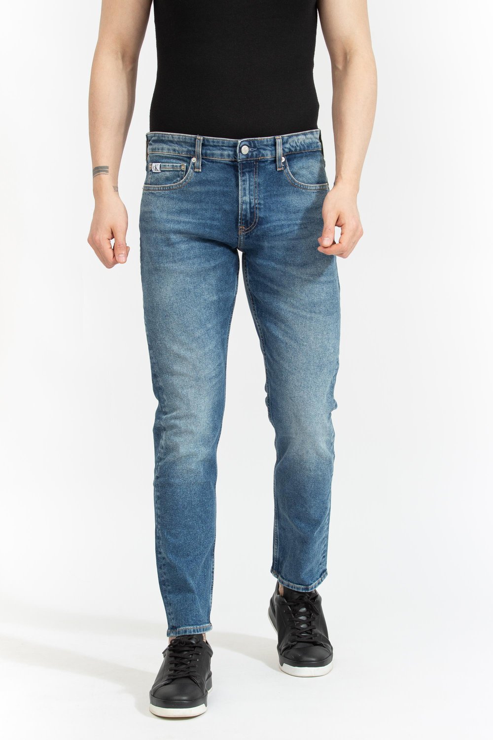 Calvin Klein Slim Erkek Jean Pantolon Lacivert