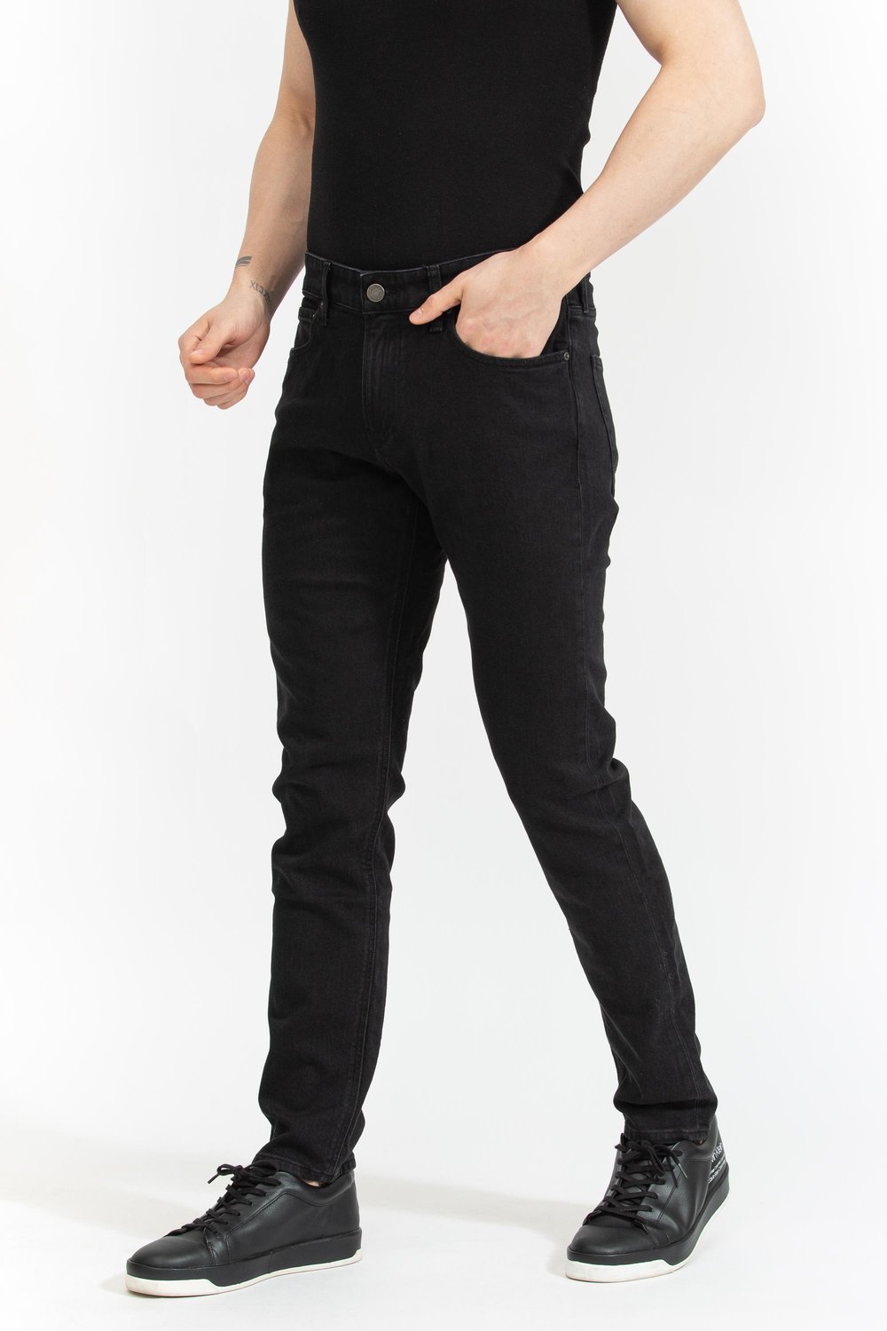 Calvin Klein Slim Fit Rinse Black Erkek Jean Pantolon