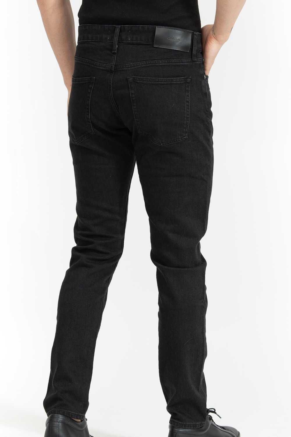Calvin Klein Slim Fit Rinse Black Erkek Jean Pantolon