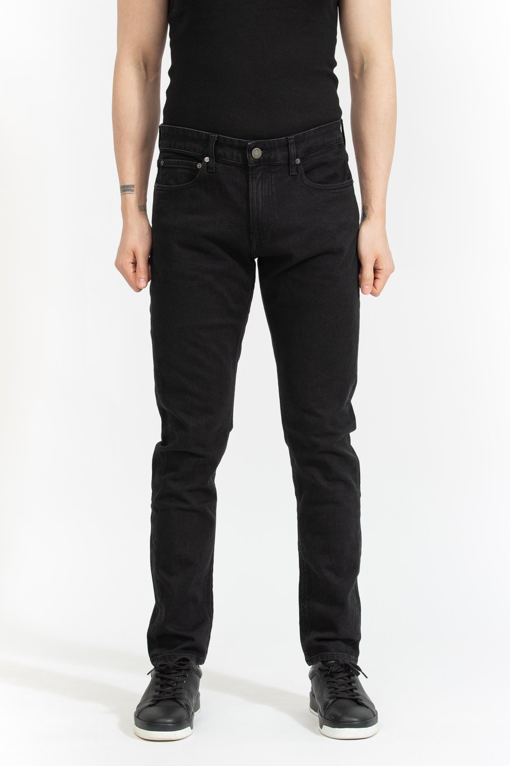 Calvin Klein Slim Fit Rinse Black Erkek Jean Pantolon