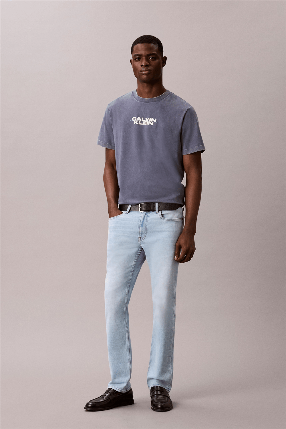 Calvin Klein Slim indigo Overtone Lt Wt Jean Erkek Jean Pantolon Kırmızı