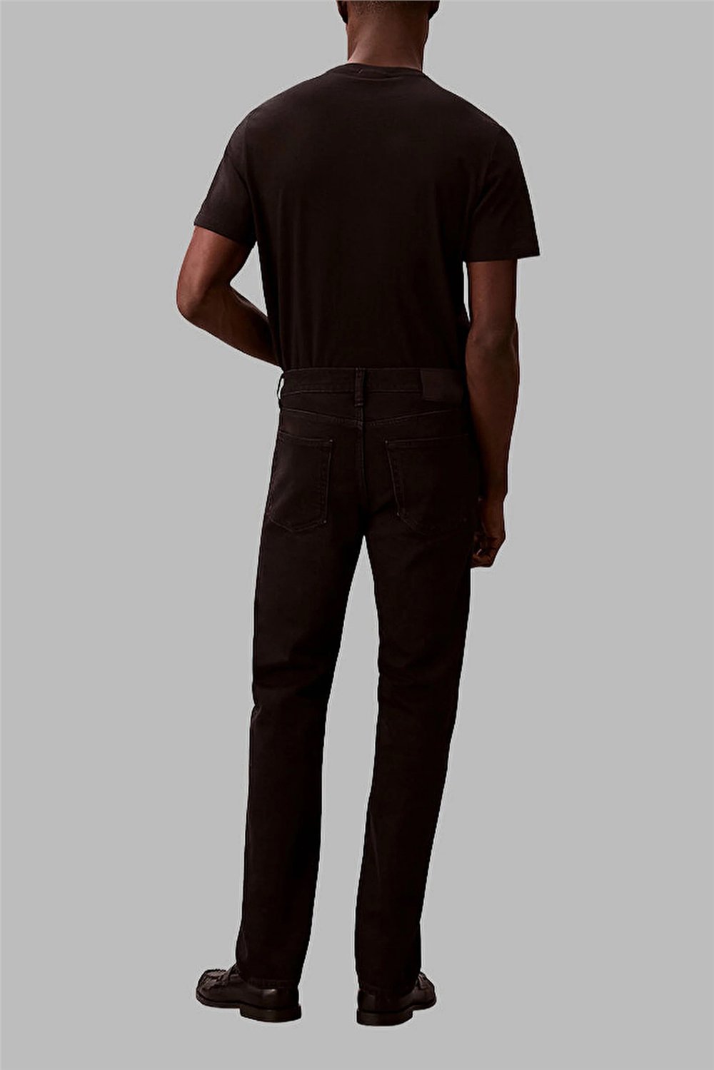 Calvin Klein Slim Straight Wall S Erkek Jean Pantolon Siyah