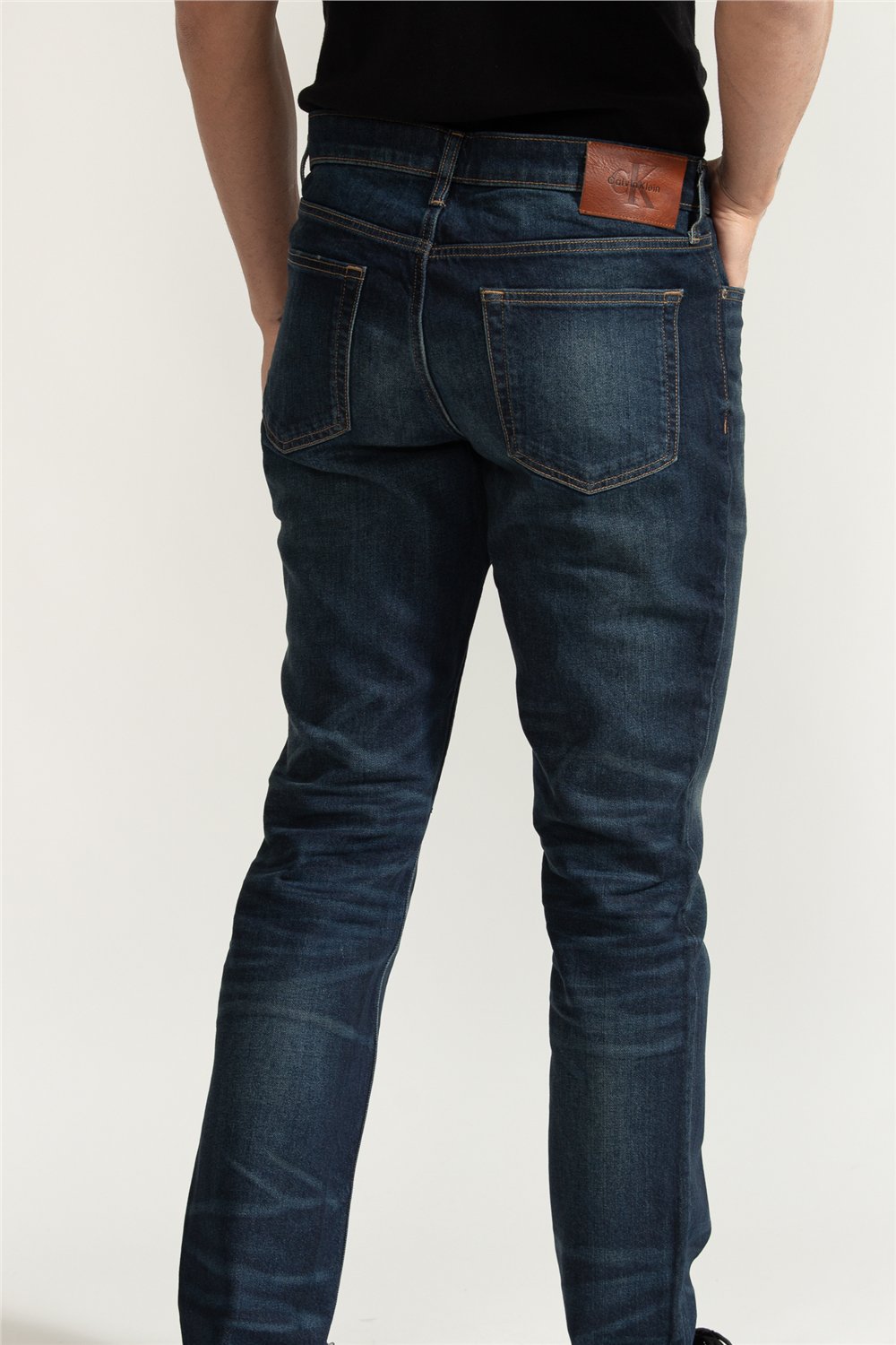 Calvin Klein Slim Vine Street Jean Erkek Jean Pantolon