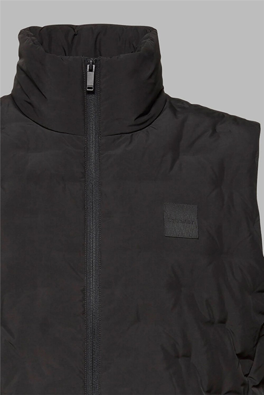 Calvin Klein Slvss Heatseal Quilted Vest Erkek Şişme Yelek Siyah