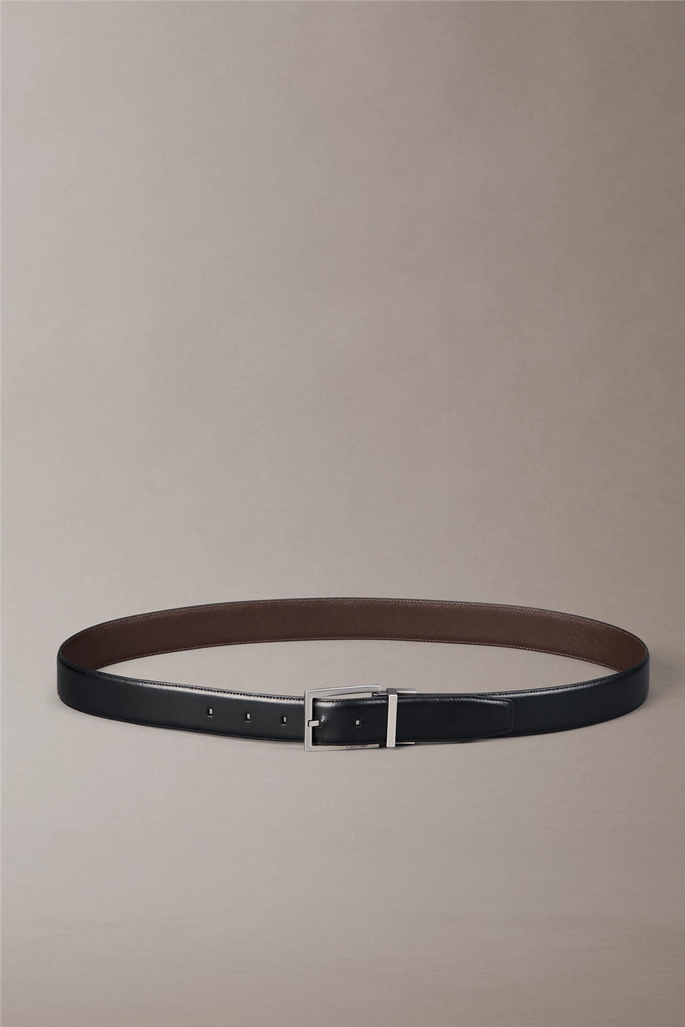 Calvin Klein Square Buckle Smooth 32Mm Rev/Ad Erkek Kemer