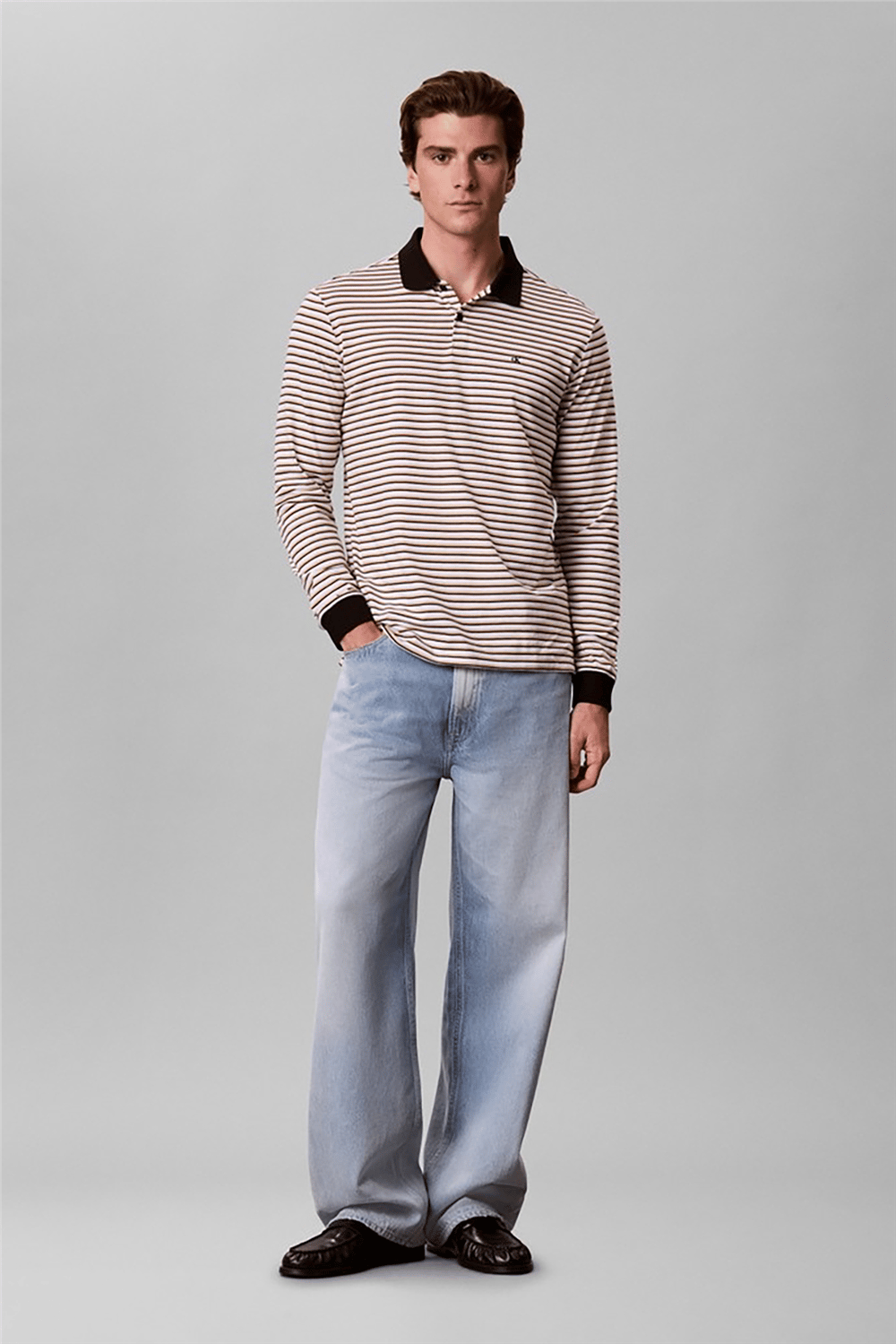 Calvin Klein Ss 30S Eu Script Calvin Klein Gr Erkek Bisiklet Yaka T-Shirt Beyaz