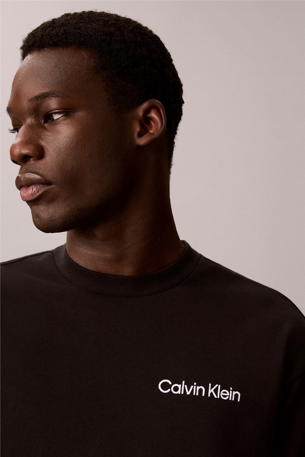 Calvin Klein S/S Crew Neck Erkek Pijama Üstü Siyah