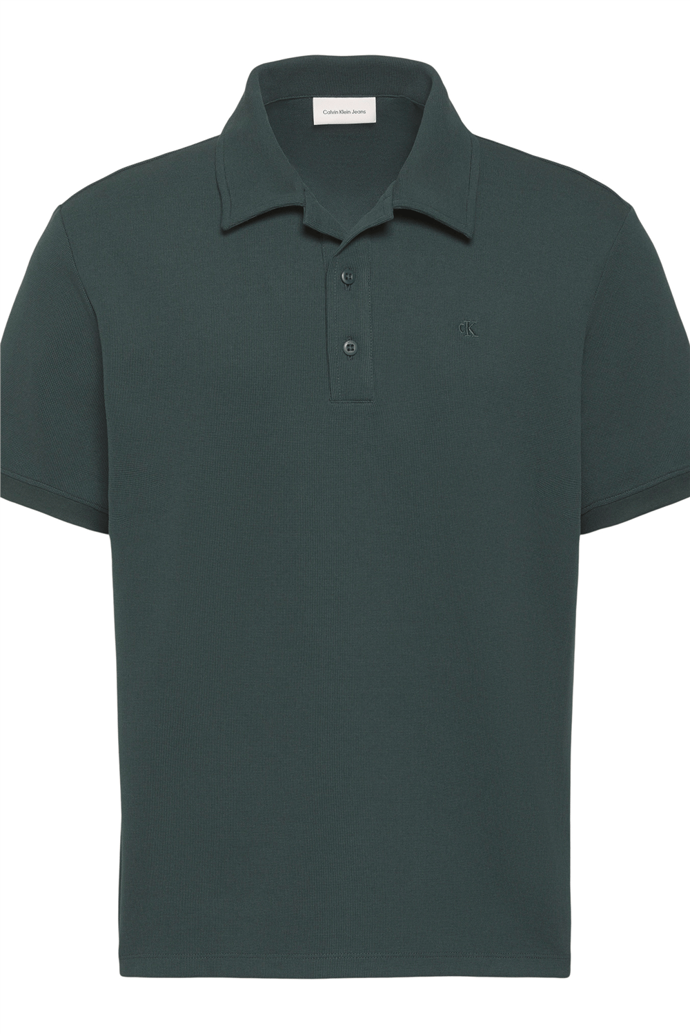 Calvin Klein Ss Easy Micro Waffle Erkek Polo Yaka T-Shirt