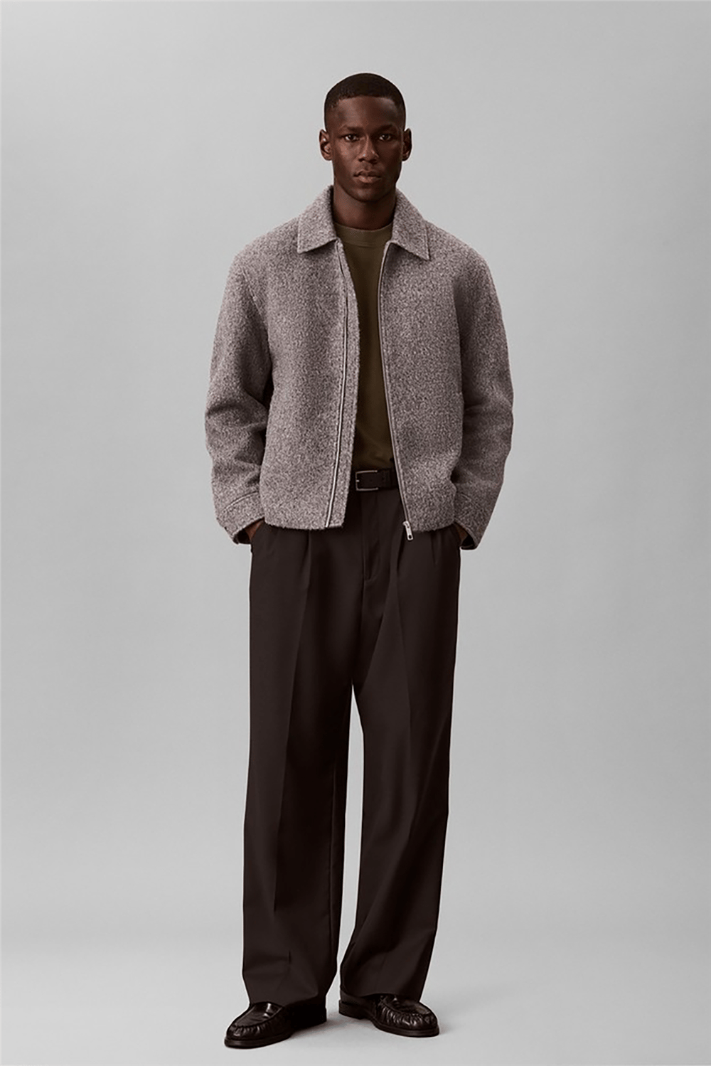 Calvin Klein Ss Rlxd 16S Embrd Twill Emblem T Erkek Bisiklet Yaka T-Shirt Yeşil