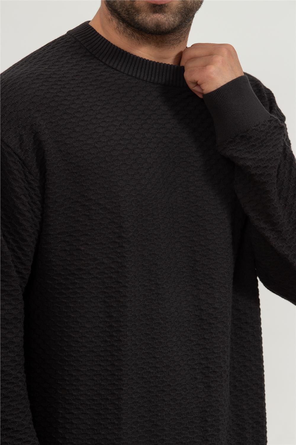 Calvin Klein Texture Crew Neck Erkek Triko