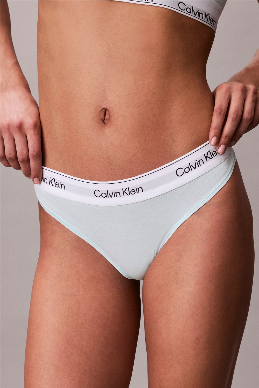 Calvin Klein Thong Kadın Külot Yeşil
