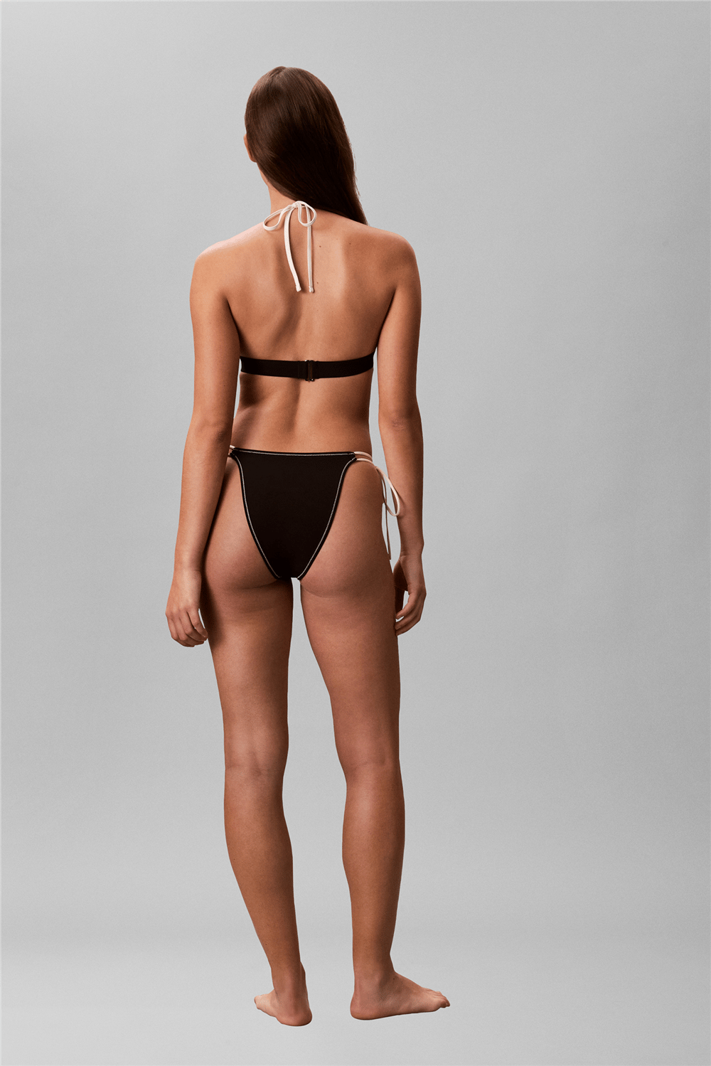 Calvin Klein Triangle Kadın Bikini Üstü Siyah