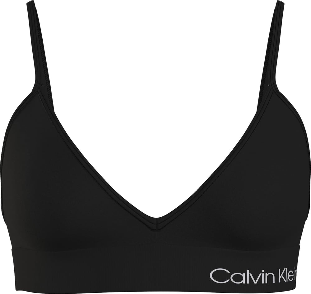 Calvin Klein Triangle Kadın Bikini Üstü Siyah