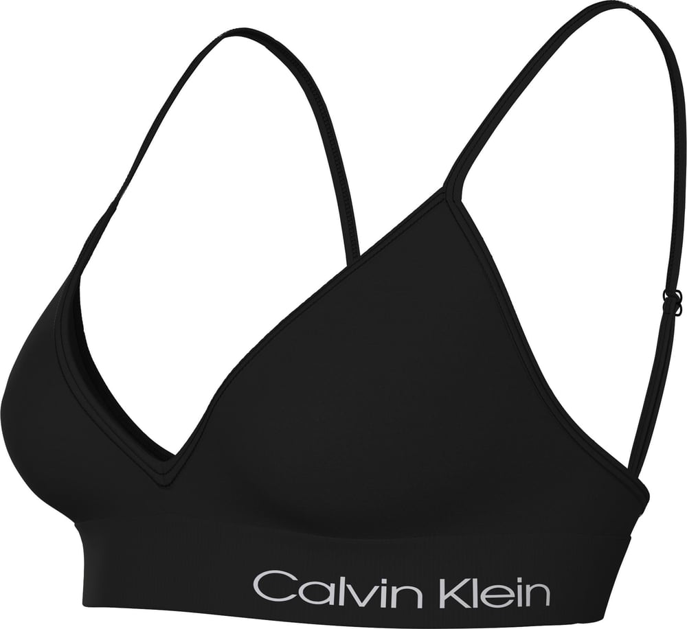 Calvin Klein Triangle Kadın Bikini Üstü Siyah