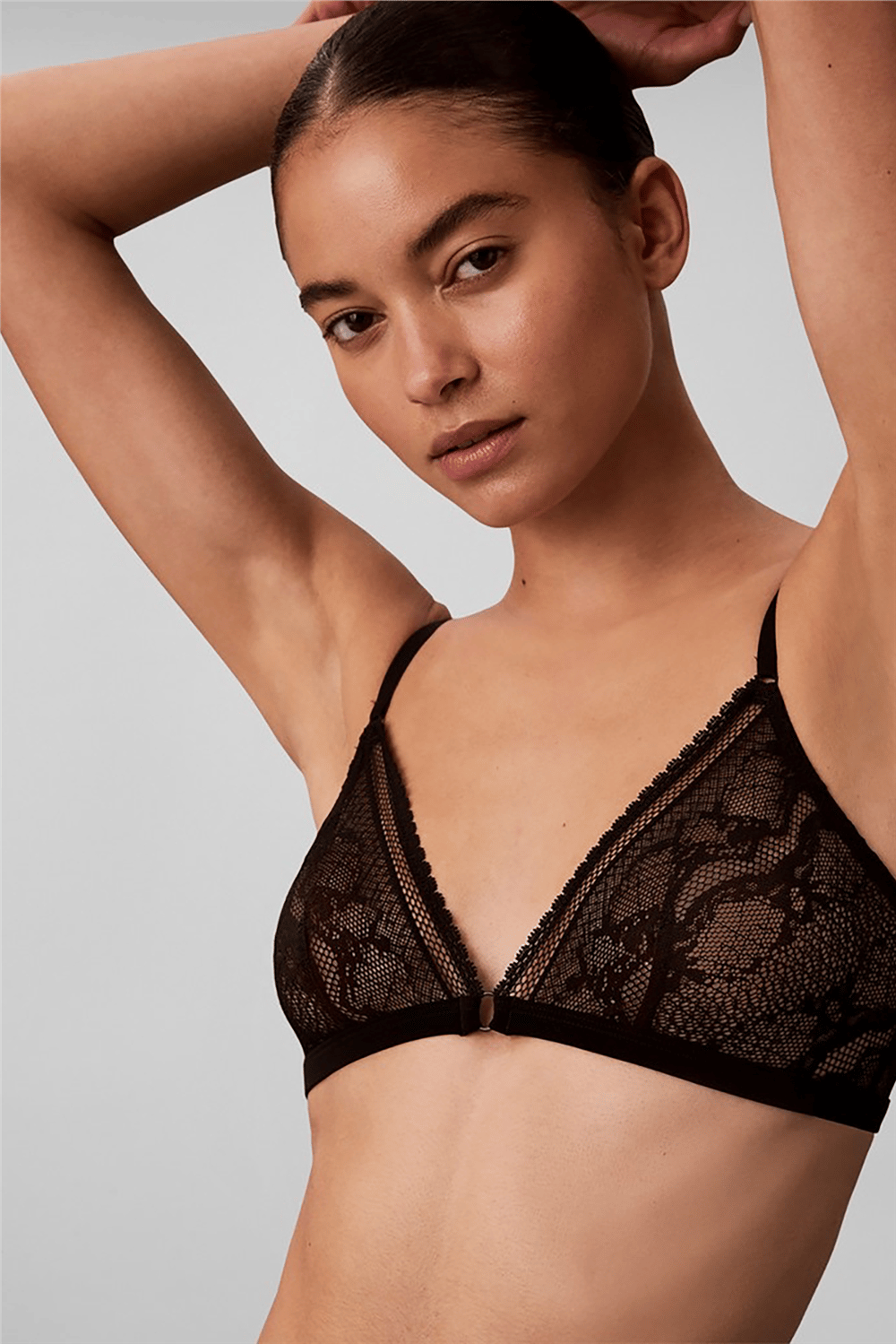 Calvin Klein Unlined Triangle Kadın Sütyen Siyah
