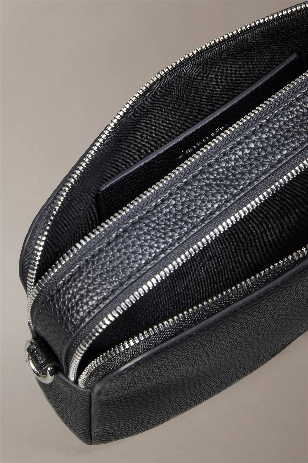 Calvin Klein Webbing 2X Strap Camera Bag Kadın Mini Omuz Çantası Siyah