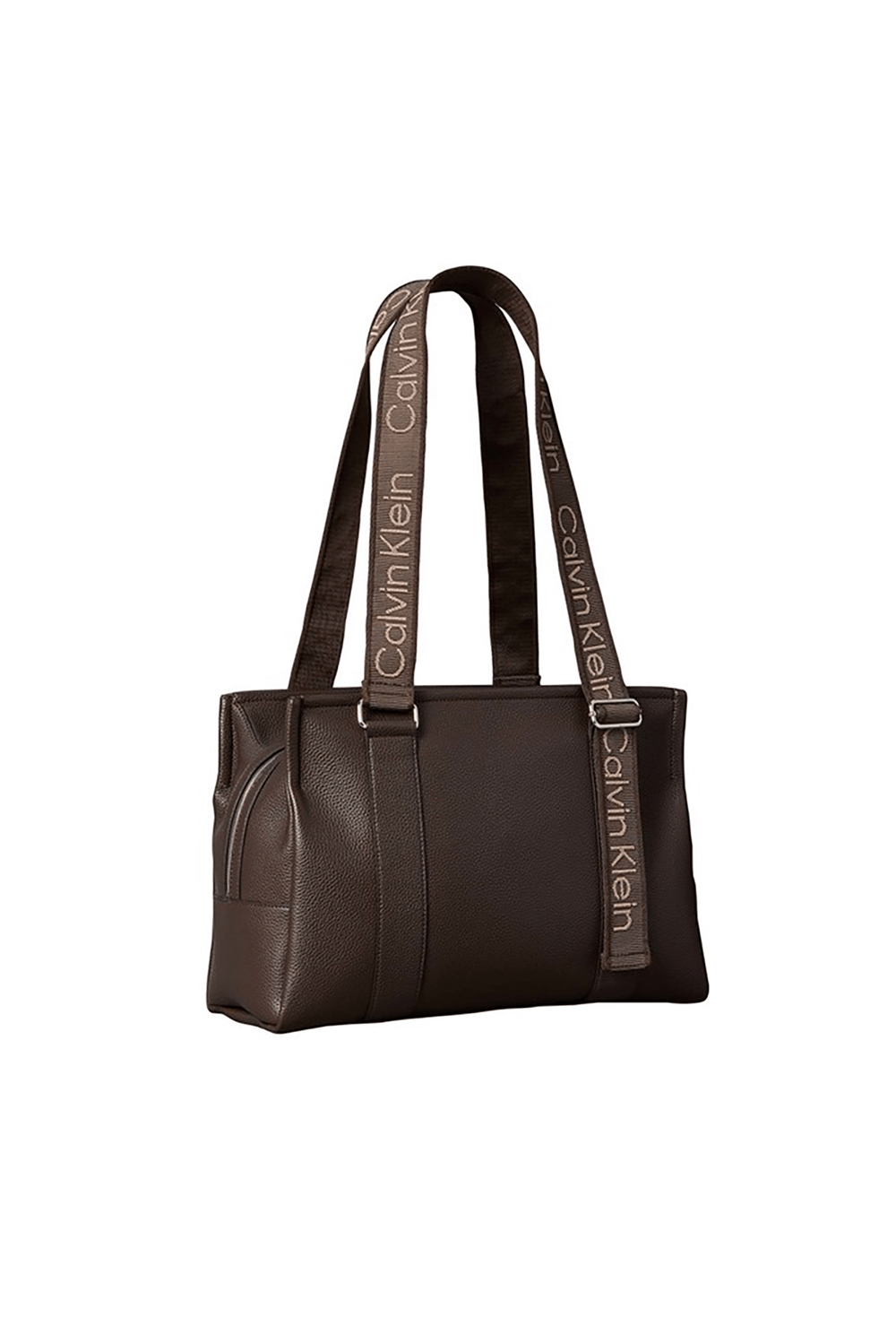Calvin Klein Webbing Adj Strap Tote Kadın Omuz Çantası Kahverengi