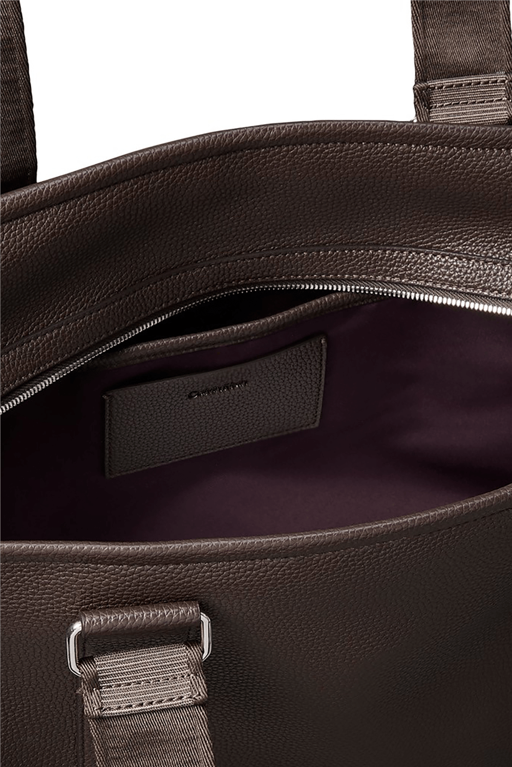 Calvin Klein Webbing Adj Strap Tote Kadın Omuz Çantası Kahverengi
