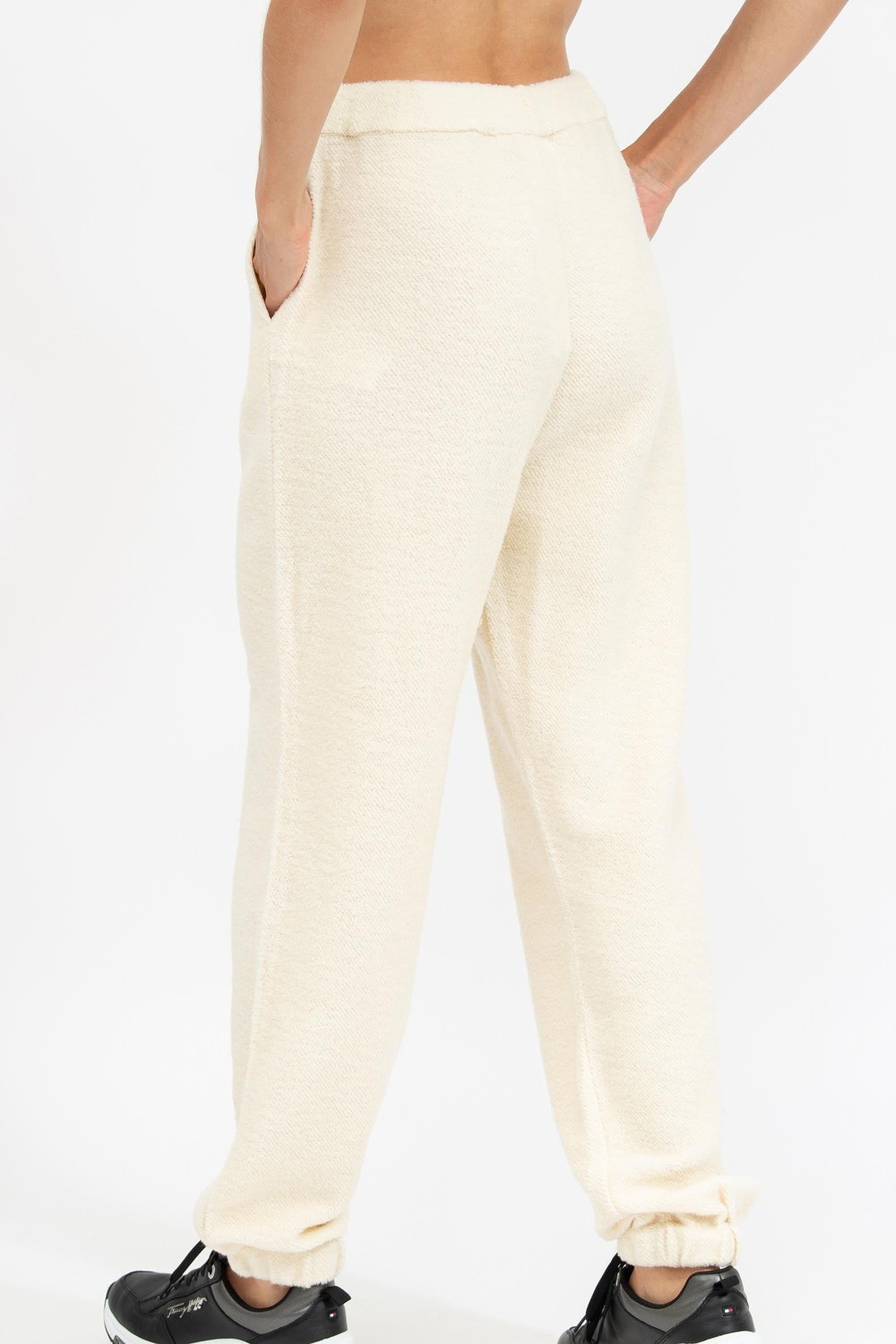 Calvin Klein Wool Slim Kadın Eşofman Altı Bej