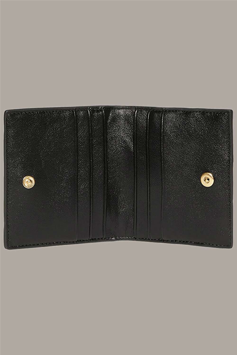 Calvin Klein Woven Flap Card Case Kadın Kartlık Siyah