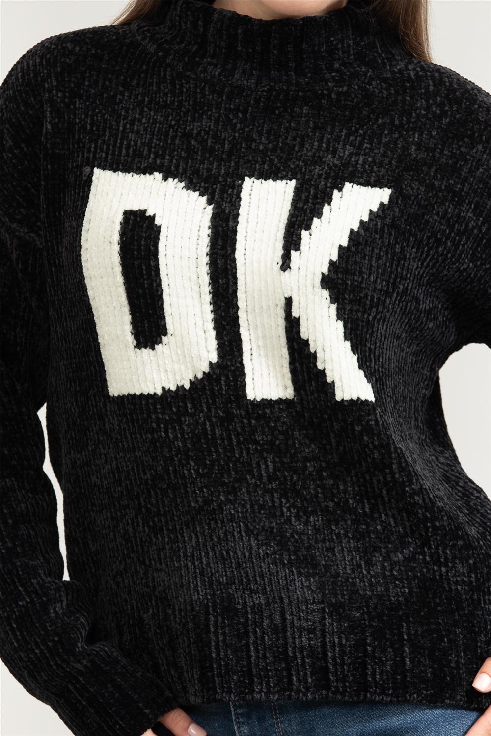 DKNY Chunky Kadın Triko Siyah