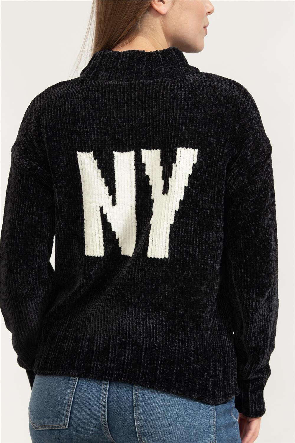 DKNY Chunky Kadın Triko Siyah