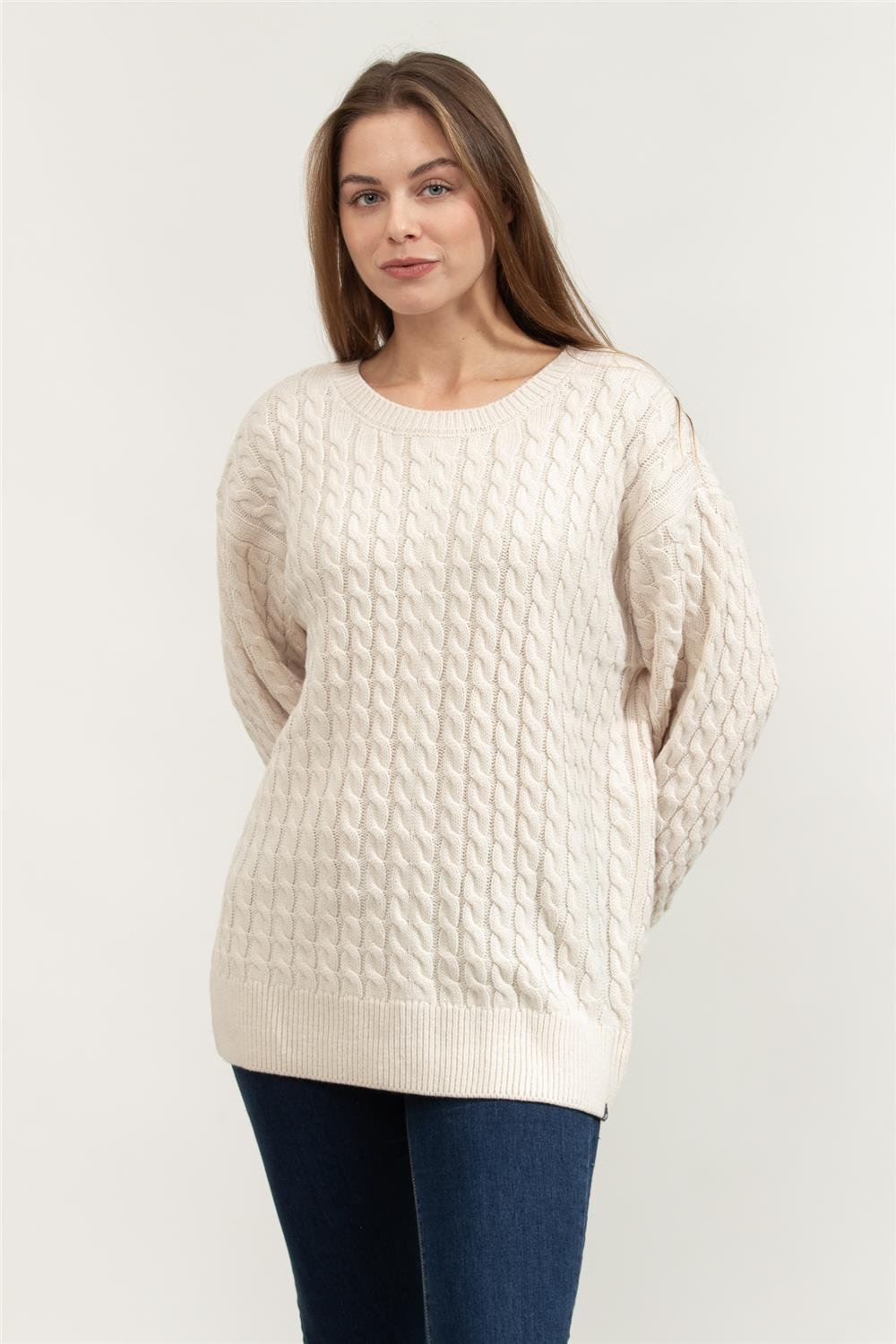 DKNY Cozy Cable Kadın Triko