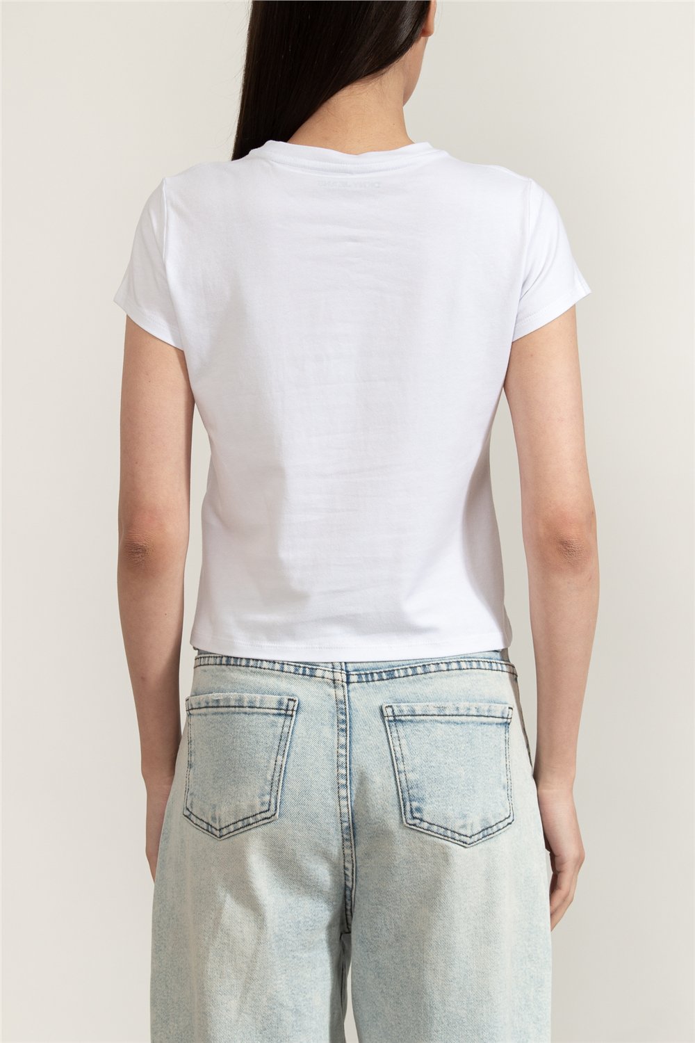 DKNY Dkny Rhinestone Logo Kadın Gömlek