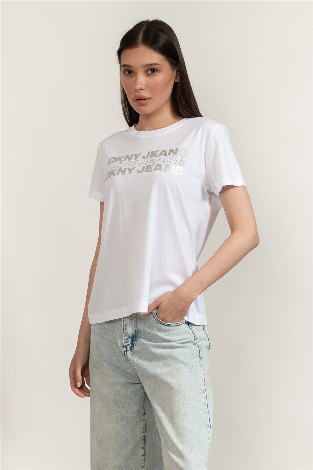 DKNY Double Foil Kadın Bluz
