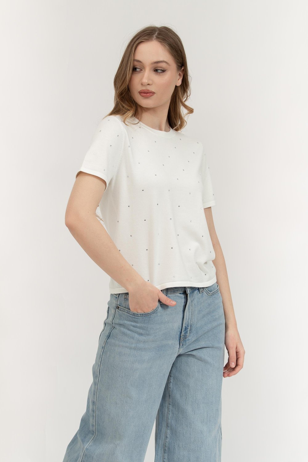 DKNY Kadın Bisiklet Yaka Sweatshirt
