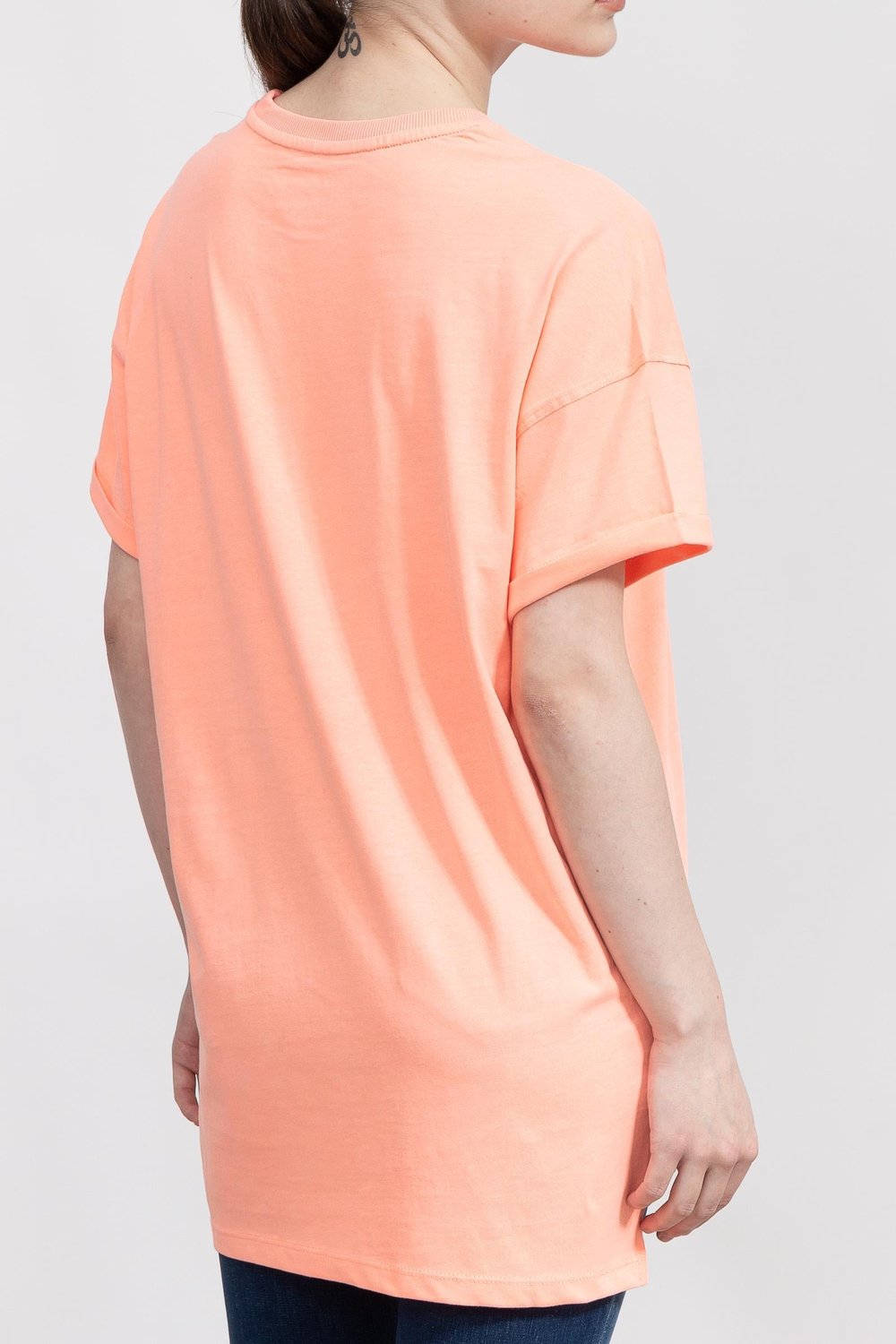 DKNY Kadın Bisiklet Yaka T-Shirt Çok Renkli