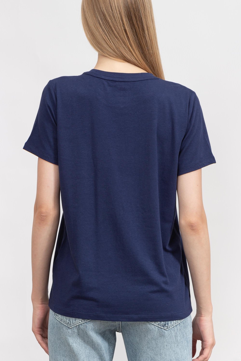 DKNY Kadın Bisiklet Yaka T-Shirt Çok Renkli