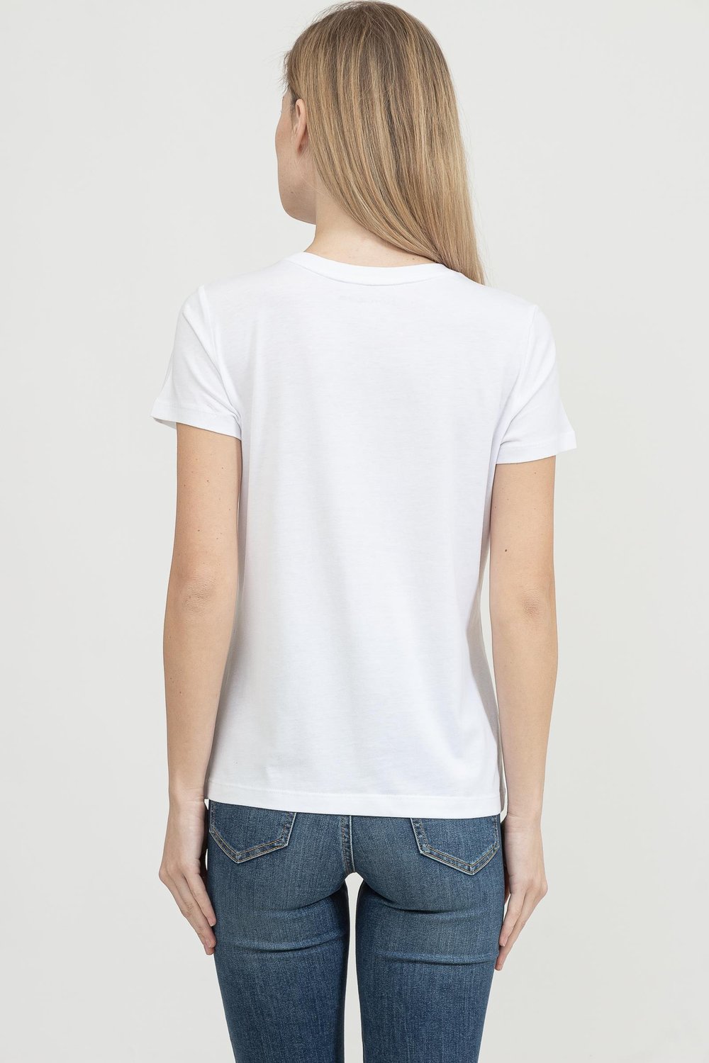 DKNY Kadın Bisiklet Yaka T-Shirt Siyah