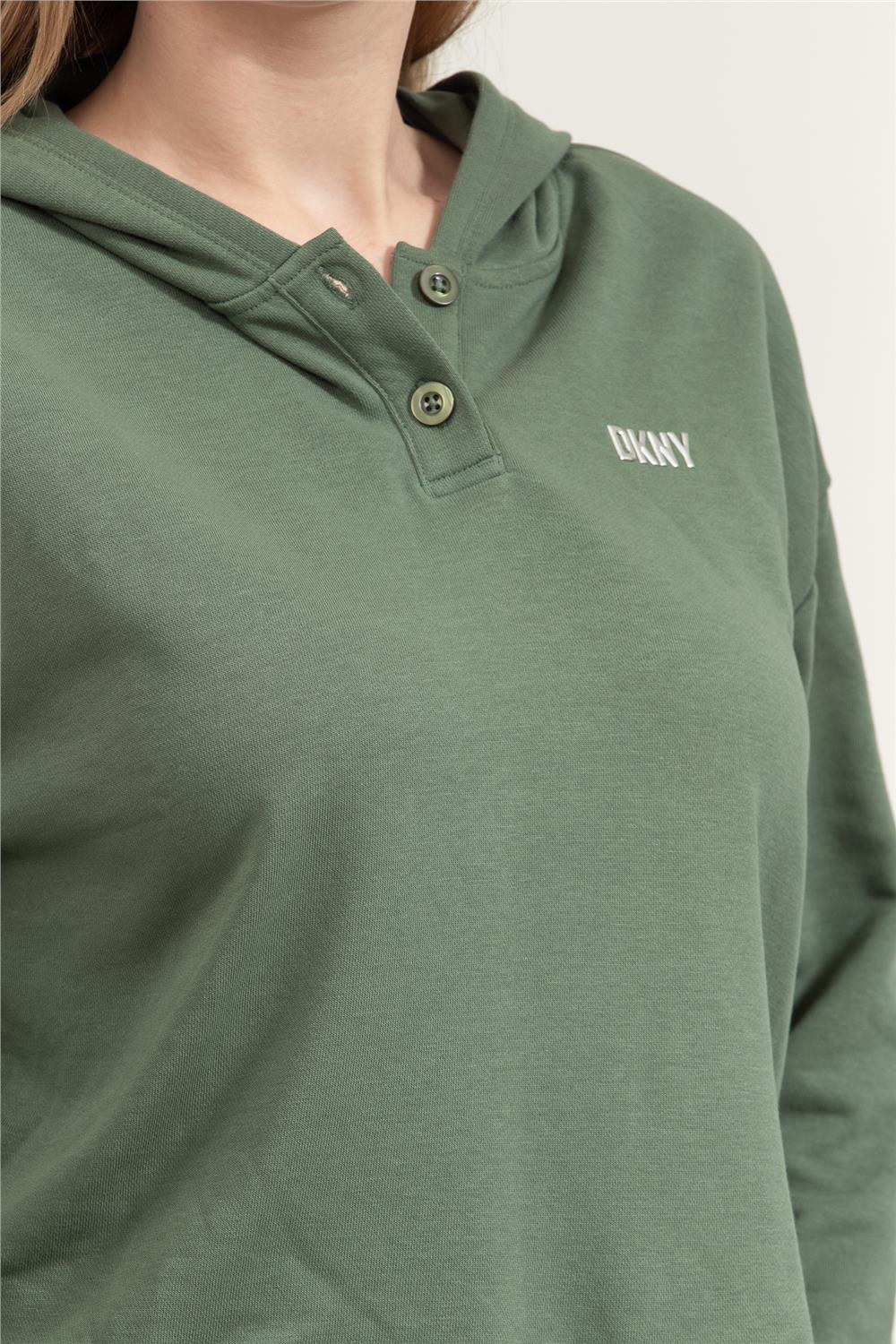 DKNY Kadın Kapüşonlu Sweatshirt