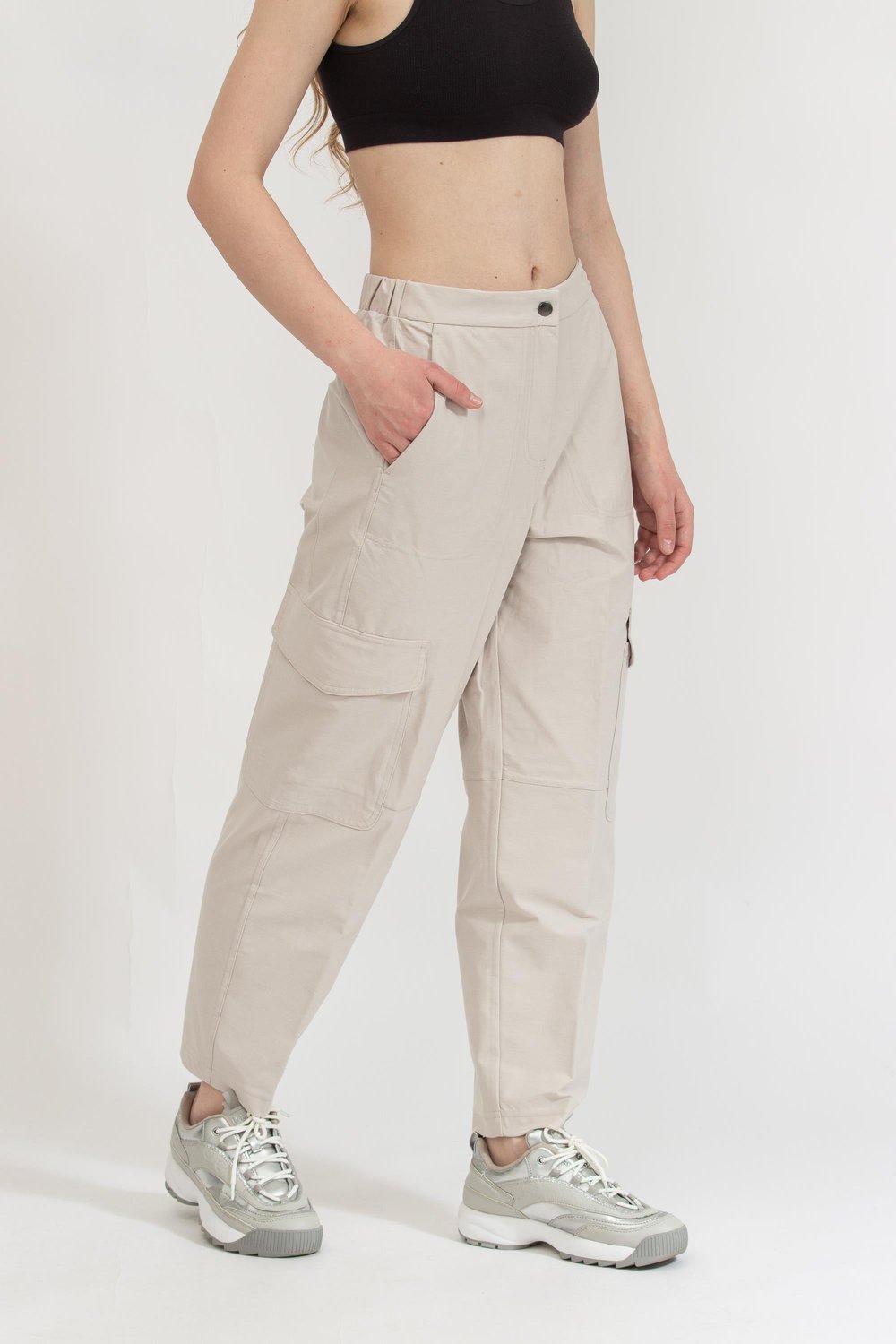 DKNY Kadın Kargo Pantolon Çok Renkli