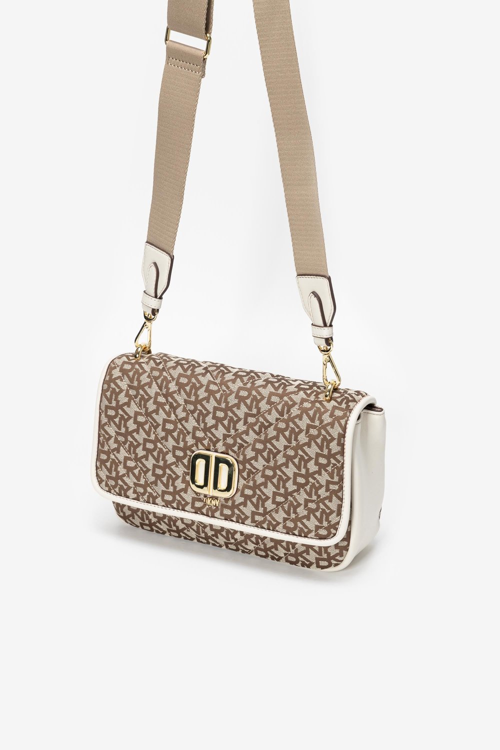 DKNY Kadın Mini Omuz Çantası Krem