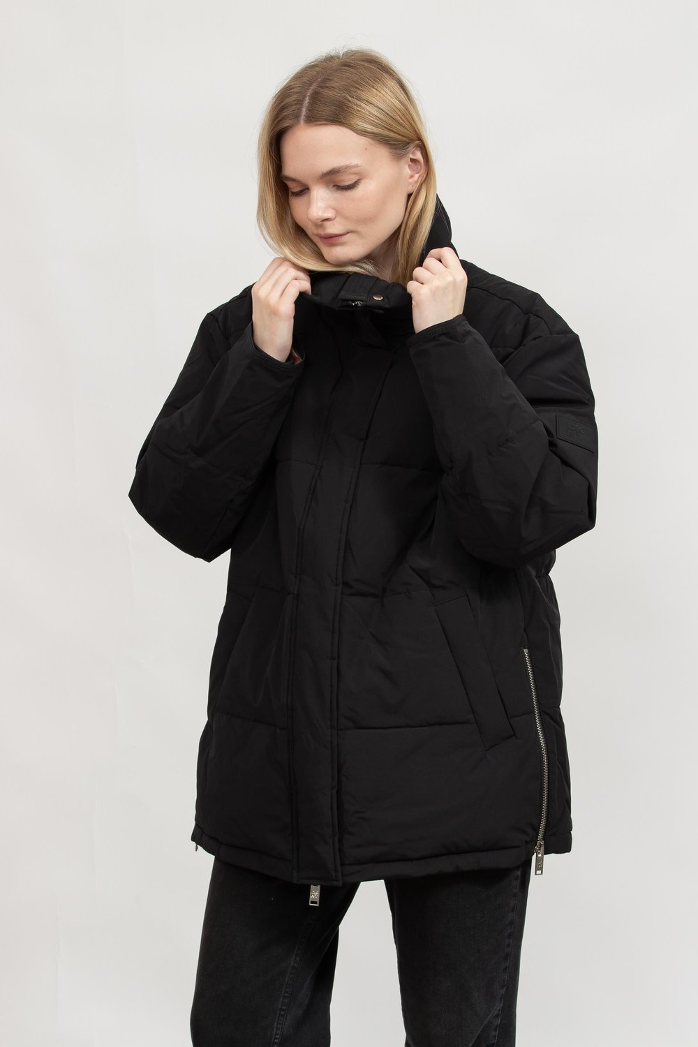 DKNY Kadın Mont Siyah