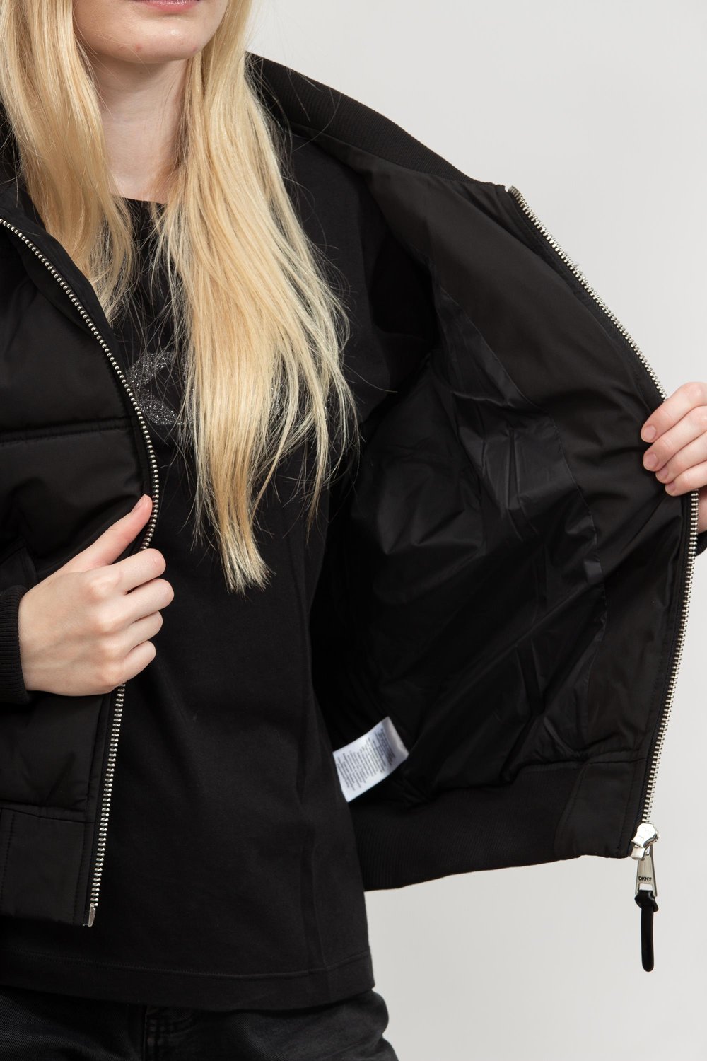 DKNY Kadın Mont Siyah