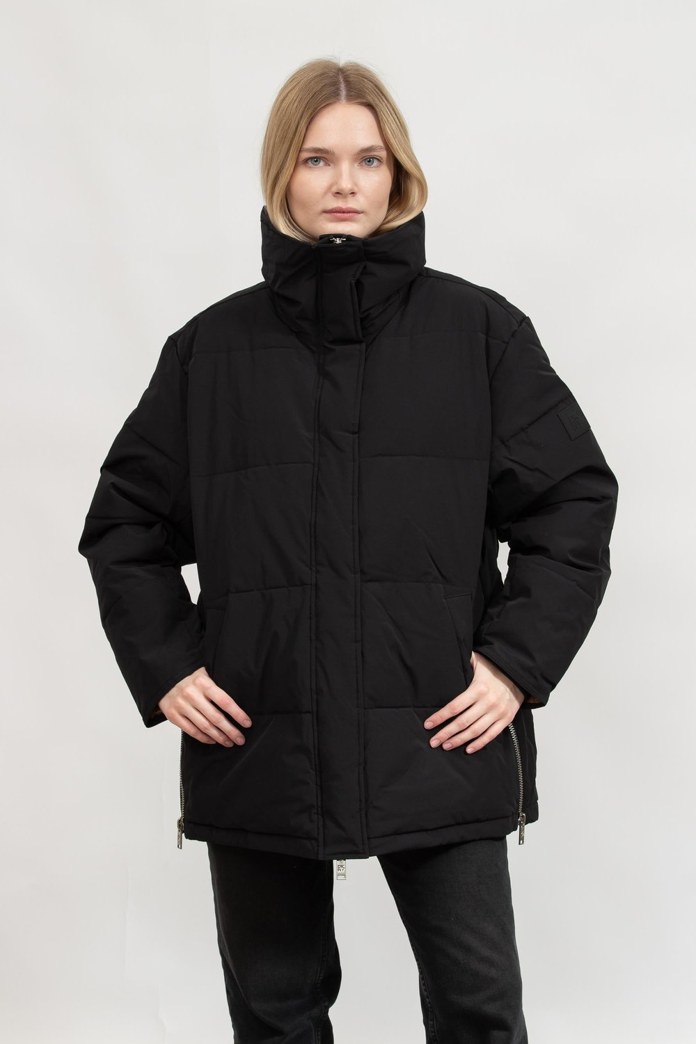 DKNY Kadın Mont Siyah