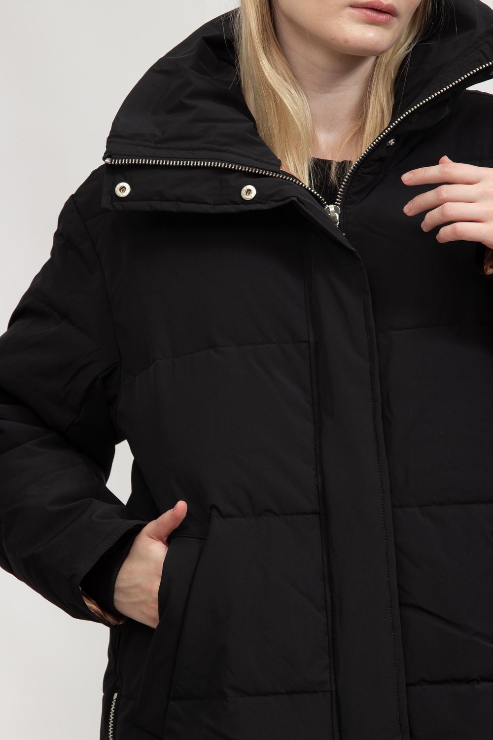 DKNY Kadın Mont Siyah