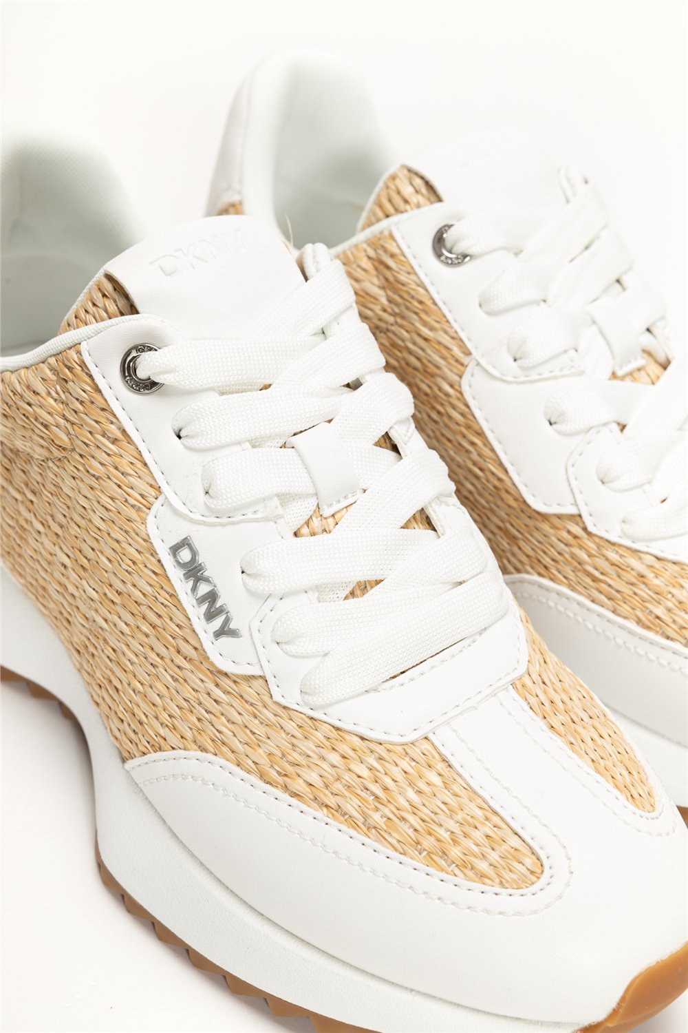 DKNY Naples Lace Up Kadın Sneaker Beyaz