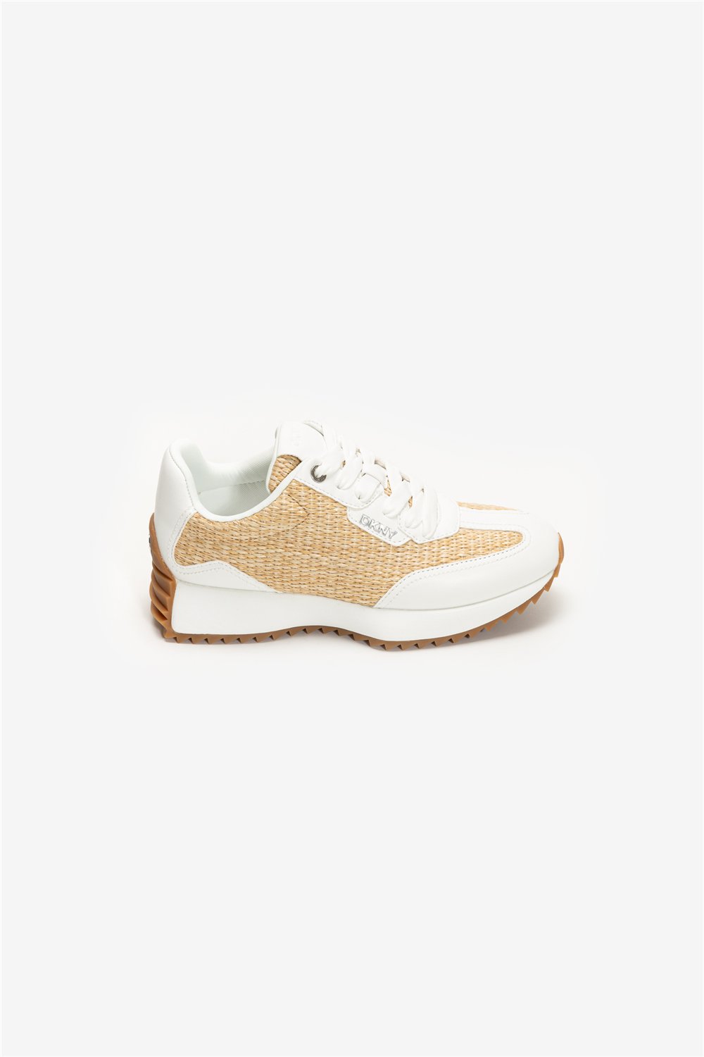 DKNY Naples Lace Up Kadın Sneaker Beyaz