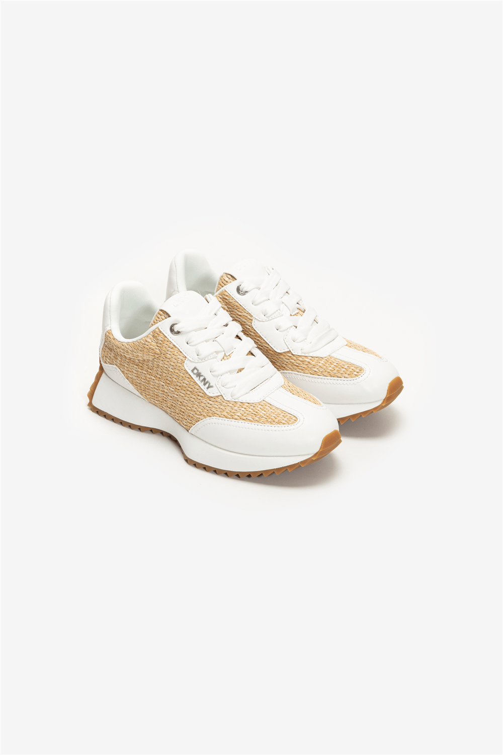 DKNY Naples Lace Up Kadın Sneaker Beyaz