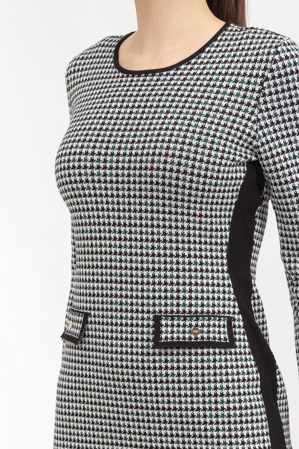 DKNY Sheath With Butt Kadın Elbise Siyah