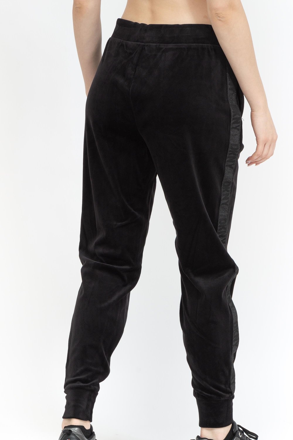 DKNY Velour Kadın Eşofman Altı Siyah