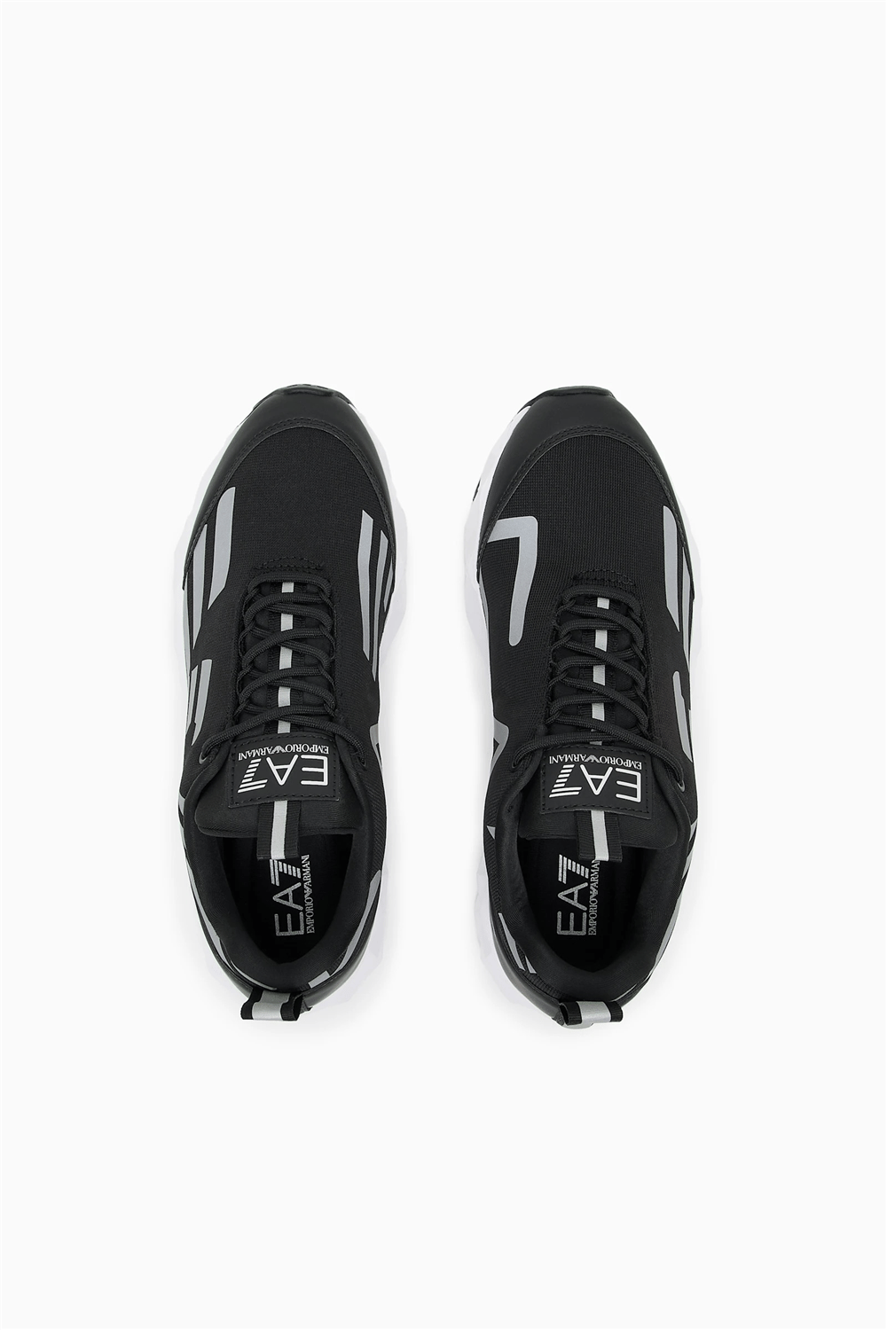 EA7 Black And White 10Th Anniversary Sneakers Siyah