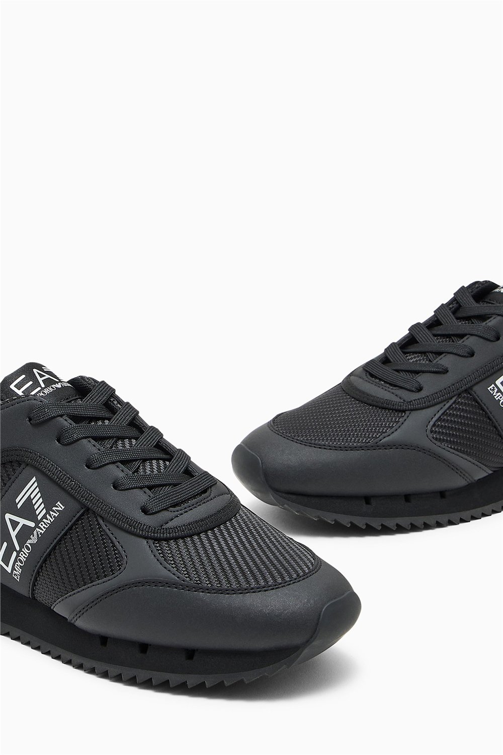 EA7 Black And White 10Th Anniversary Sneakers Çok Renkli