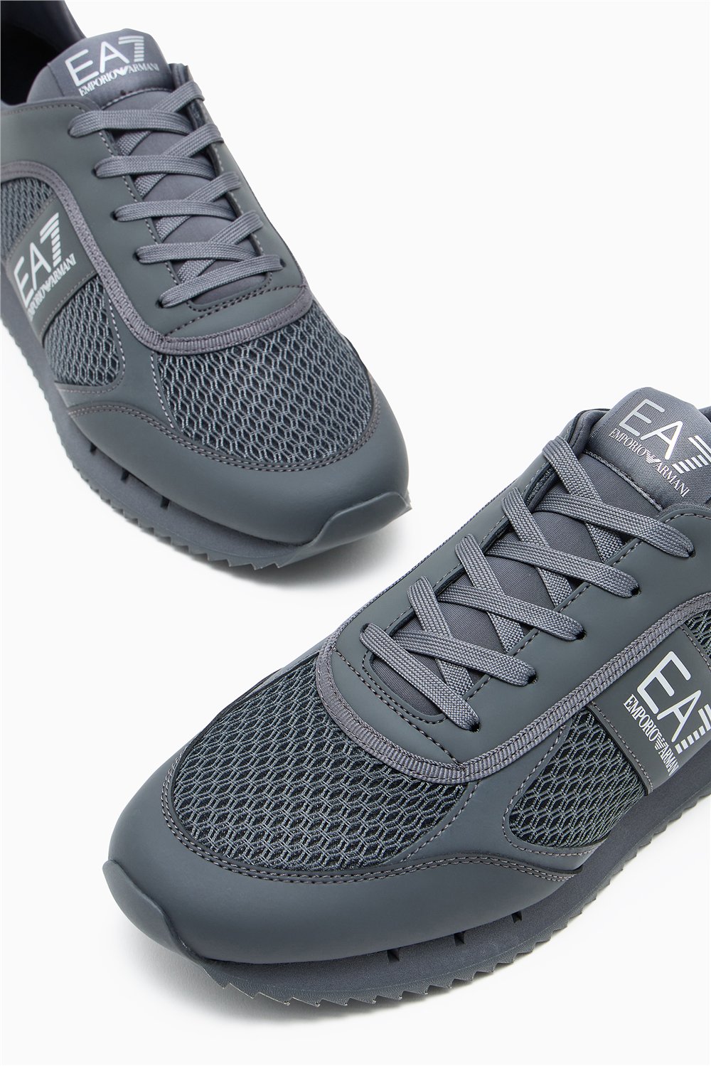 EA7 Black And White 10Th Anniversary Sneakers